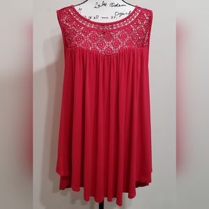 Lane Bryant Sleeveless Swing Tunic Top